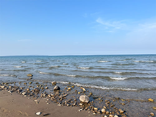 Blue lakeshore michigan